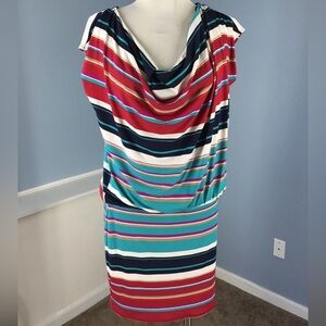 Laundry by Design Multicolor Striped Dress